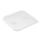 Hygiplas Square Food Storage Container Lid White Small