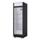 CaterBase Upright Display Cooler Black with Light Box - 354Ltr