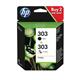HP 303 Original Ink Cartridge 4-ml Black/Tri-color 3YM92AE