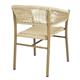 Bolero Florence Natural Rope Twist Wicker Chairs (2 pack)
