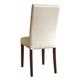 Bolero Faux Leather Dining Chairs Cream (2 pack)
