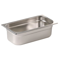 Vogue Stainless Steel Gastronorm Tray Set 5 x 1/3 & 1 x 1/2
