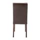 Bolero Faux Leather Dining Chairs Dark Brown (2 Pack)