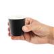 Fiesta Recyclable Espresso Cups Single Wall Black 114ml (50 Pack)
