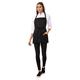 Chef Works Three Pocket Bib Apron Black