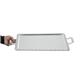 APS Stainless Steel Rectangular Handled Service Tray 600mm