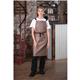 Southside Linen Blend Bib Apron Chocolate