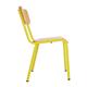 Bolero Cantina Side Chairs with Wooden Seat & Backrest Yellow (4 Pack)