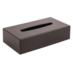 Hotel Complimentary Black Rectangular Tissue Holder