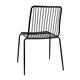 Bolero Steel Wire Dining Chairs Black (4 pack)