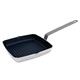 Vogue Aluminium Square Non-Stick Teflon Ribbed Skillet Pan 24cm