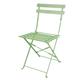 Bolero Perth Light Green Pavement Style Steel Folding Chairs (2 pack)