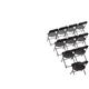 Bolero Polypropylene Folding Chairs Black (10 Pack)