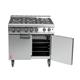 Falcon 6 Burner Dominator Plus Oven Range G3101 Propane Gas with Castors