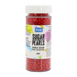 PME Sugar Pearls 100g - Red