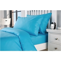 Mitre Essentials Spectrum Housewife Pillowcase Turquoise (2 pack)