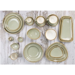 Olympia Kiln Espresso Saucer Moss (Pack of 6)