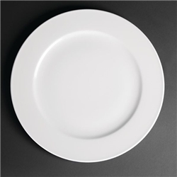 Royal Porcelain Classic White Wide Rim Plates 310mm (12 pack)