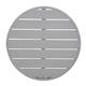 Bolero Aluminium Round Table Top Light Grey 580mm