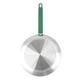 Hygiplas Aluminium Non-stick Teflon Platinum Plus Frying Pan Green Handle 28cm
