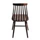 Fameg Farmhouse Angled Side Chairs Walnut Effect (2 pack)