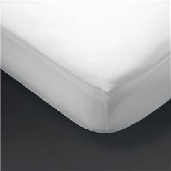 Mitre Comfort Percale Fitted Sheet White Double