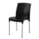 Stacking Bistro Side Chairs Black (4 pack)