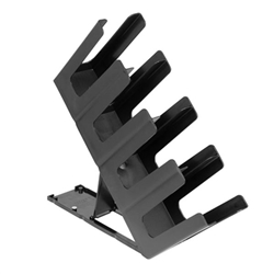 CaterBase 4-Slot Cup Holder Polypropylene Black