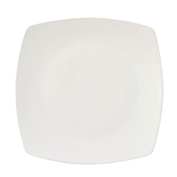 Utopia Titan Rounded Square Plates White 270mm (6 pack)