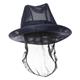 Trilby Hat with Snood Navy Blue L