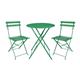 Bolero Perth Forest Green Pavement Style Round Table 600mm