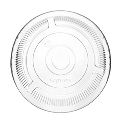 Vegware Compostable Cold Cup Flat Lids 340ml / 12oz and 455ml / 16oz (1000 pack)