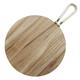 Olympia Round Paddle Board Acacia Wood Metal Handle 505x356mm