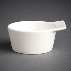 Olympia Lumina Winged Ramekin Dish White 70mm (6 pack)