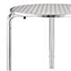 Bolero Round Stainless Steel Bistro Table 700mm