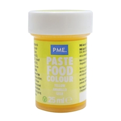 PME Concentrated Paste Food Colour - Sunny Yellow 25g