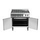 Falcon 6 Burner Dominator Plus Oven Range G3101 Natural Gas with Castors