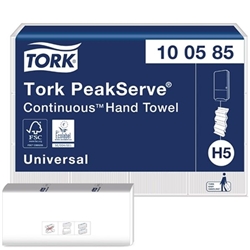 Tork PeakServe Continuous Paper Hand Towels White H5 (12 Pack)