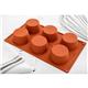 Pavoni Formaflex Silicone Muffin Mould 6 Cup