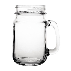 Olympia Handled Jam Jar Glasses 450ml (12 pack)