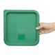 Hygiplas Square Food Storage Container Lid Green Medium