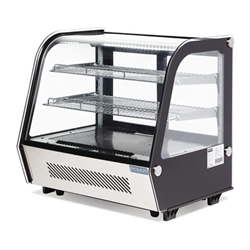 Polar G-Series Energy Efficient Countertop Food Display Fridge Black 120Ltr