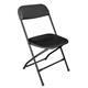 Bolero Polypropylene Folding Chairs Black (10 Pack)