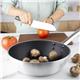 Vogue Aluminium Non-Stick Induction Flared Sauté Pan 24cm