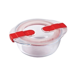 Pyrex Cook and Heat Round Dish with Lid 350ml