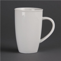 Olympia Whiteware Latte Mugs 400ml 14oz (6 pack)