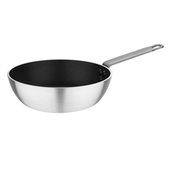 Vogue Aluminium Non-stick Teflon Platinum Plus Saute Pan 24cm