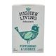 Higher Living Peppermint & Liquorice Organic Teabags (60 Pack)