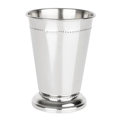 Olympia Barware Beaded Julep Cup Stainless Steel 370ml