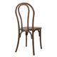 Bolero Soho Bentwood Style Resin Chairs Walnut (4 Pack)